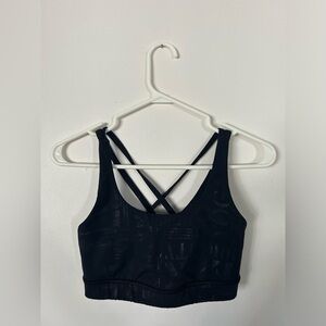 Lululemon Black Energy Manifesto Rare Sports Bra 4